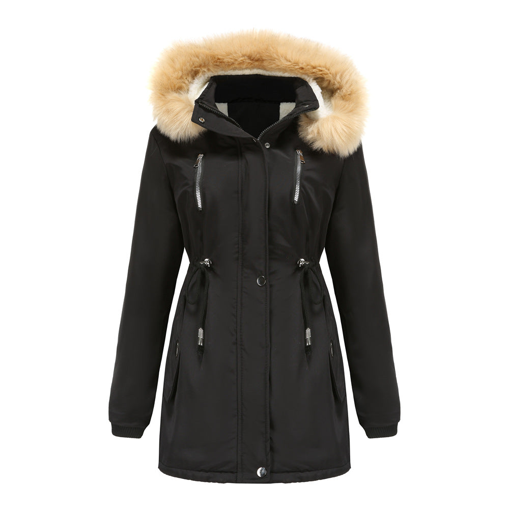 Winter Coat Detachable Hooded Feece Jacket Women North face jacket