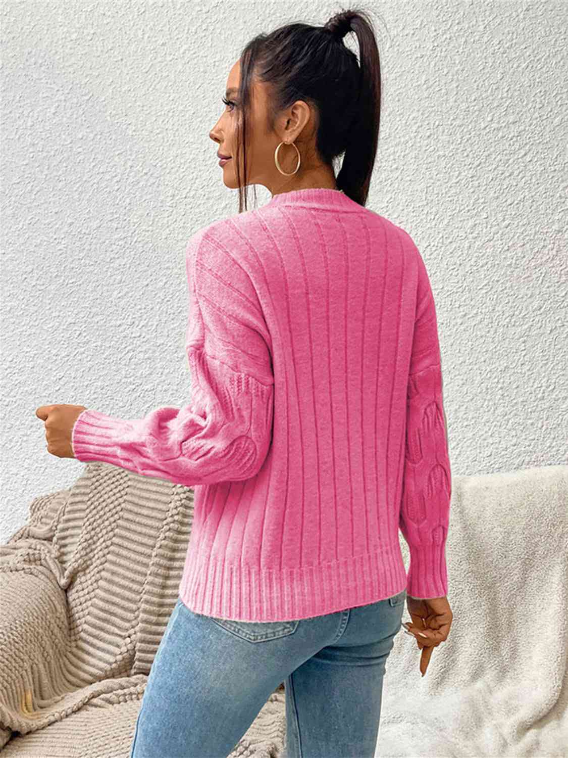 Women's Crew Neck Pullover Sweater