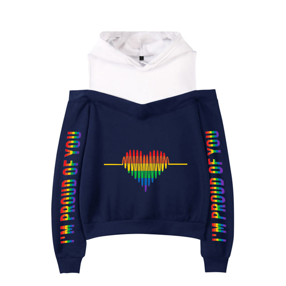 New Sexy Off-the-shoulder Hoodie For Women